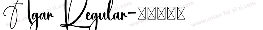 Agar Regular字体转换